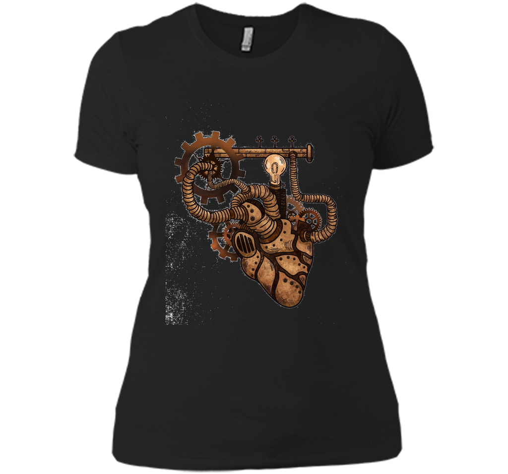Steampunk Clothing T-Shirt Mechanical Heart