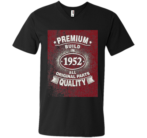 64 Years Old Build In 1952 Birthday Distressed Gift T-Shirt