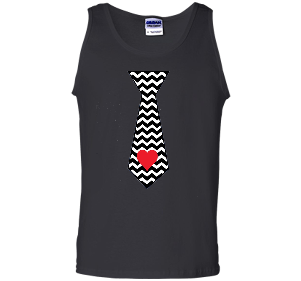 Valentines Day Gift for Men and Boys Tie T-Shirt