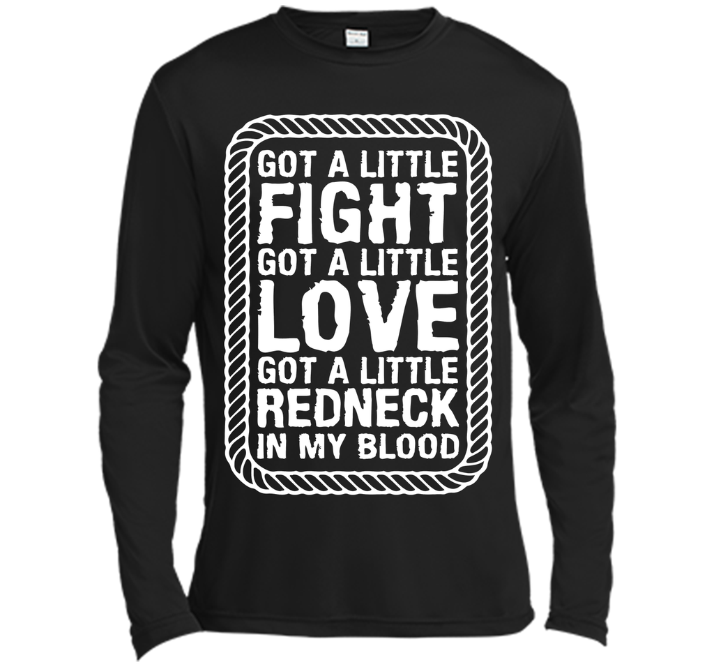 Little Fight Love and Redneck in My Blood T-shirt T-Shirt