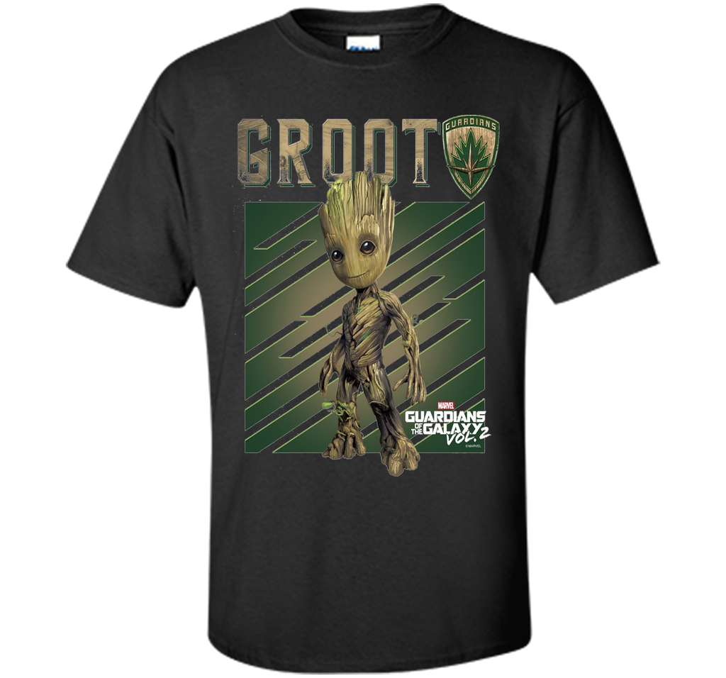 Marvel Groot Guardians of Galaxy 2 Growth Graphic T-Shirt