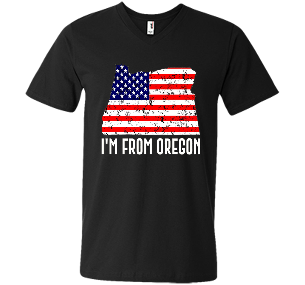 Proud of Oregon USA flag Independence day Tshirt