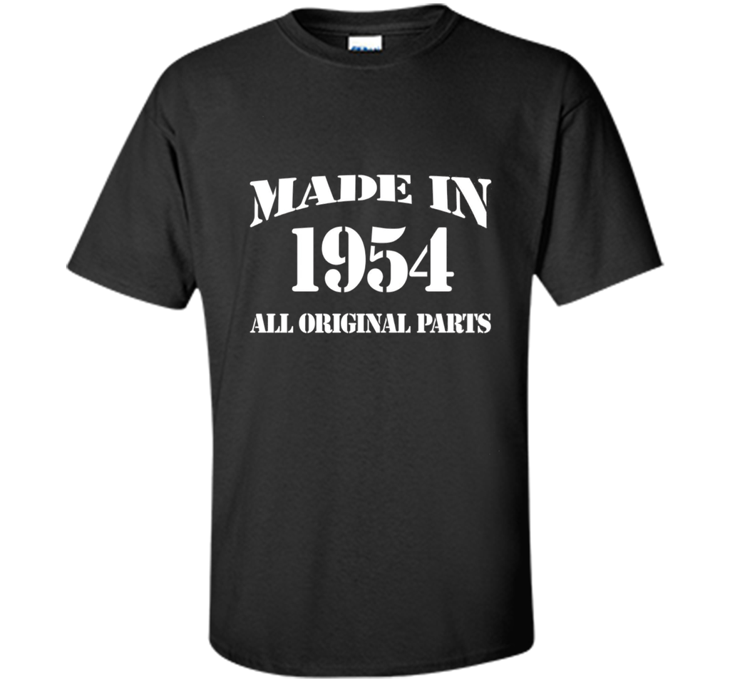 62th Birthday Gift Made In 1954 All Original Parts T-Shirt