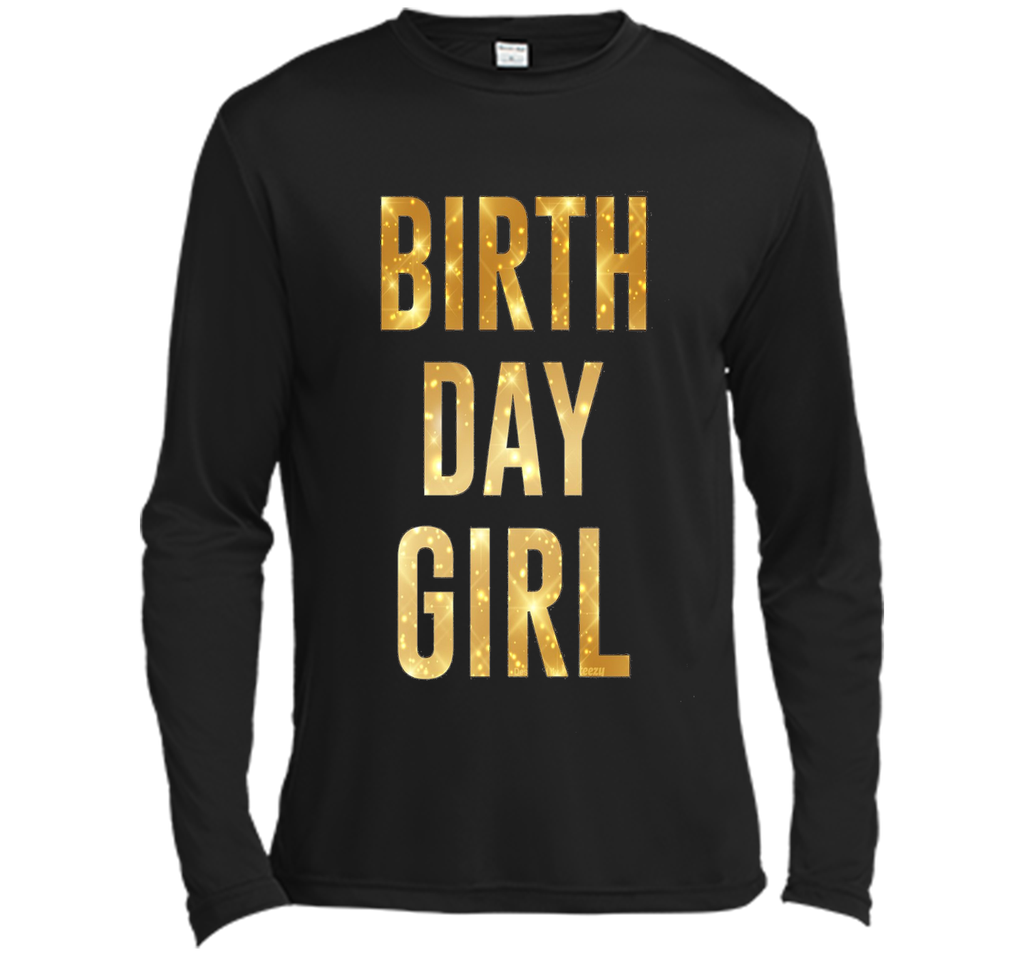 Birthday Girl T-Shirt Gold Glitter Inspired Birthday Shirt