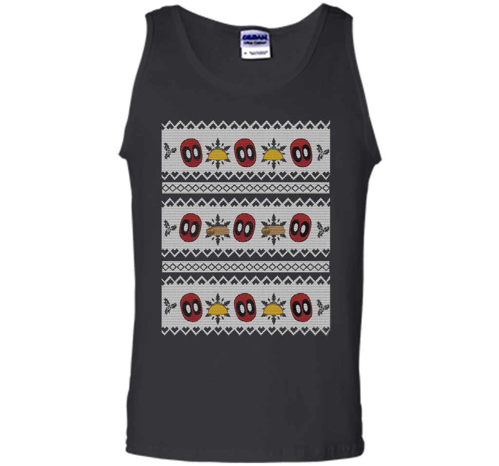 Deadpool Taco Ugly Christmas Sweater Graphic T-Shirt