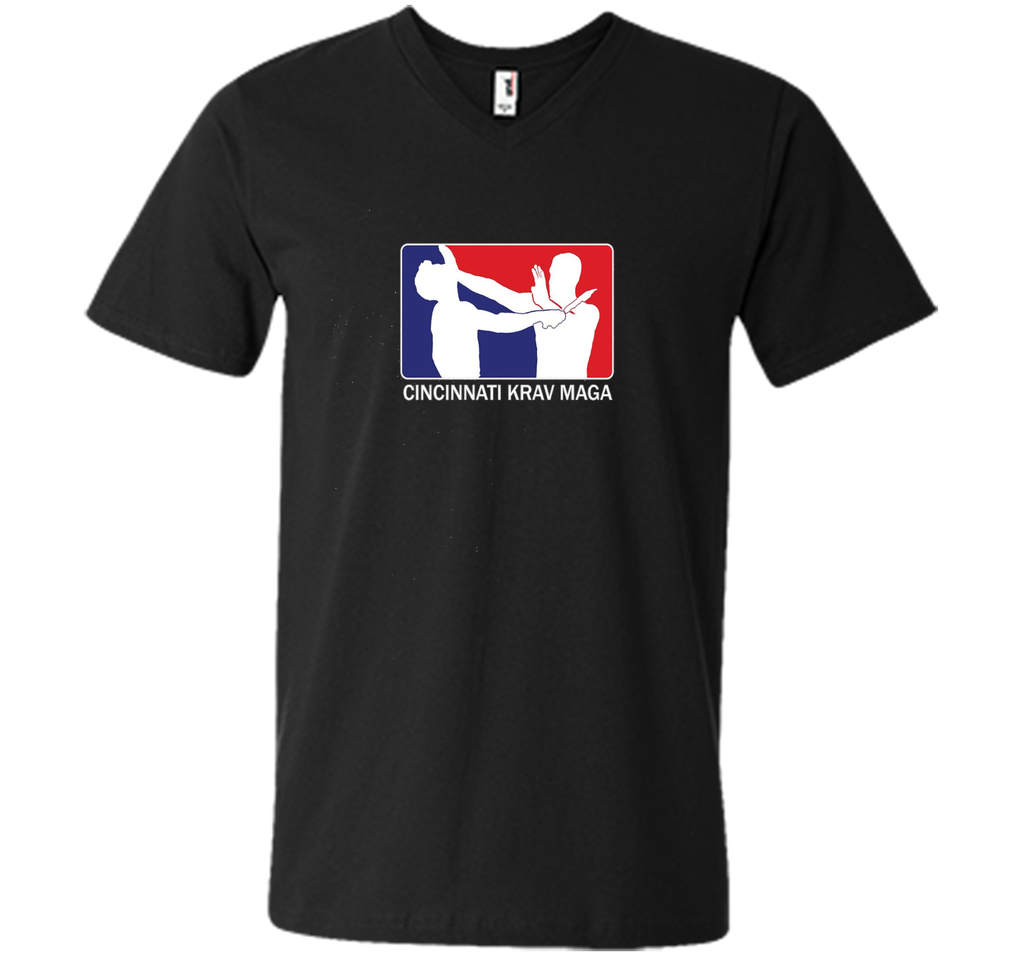 Cincinnati Krav Maga Red and Blue Logo T-Shirt