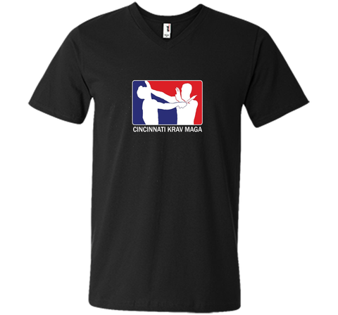 Cincinnati Krav Maga Red and Blue Logo T-Shirt