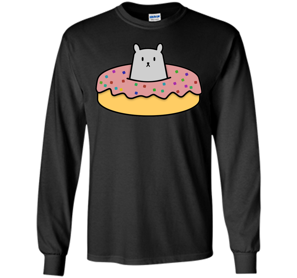 Donut T-Shirt With A Cute Creature T-Shirt