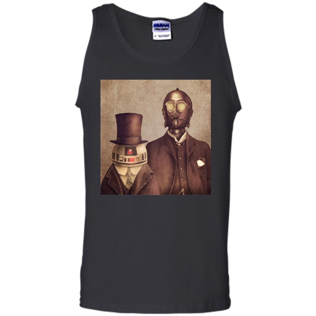 Duke R2 and Baron Von 3PO-Cartoon graphic T-Shirt