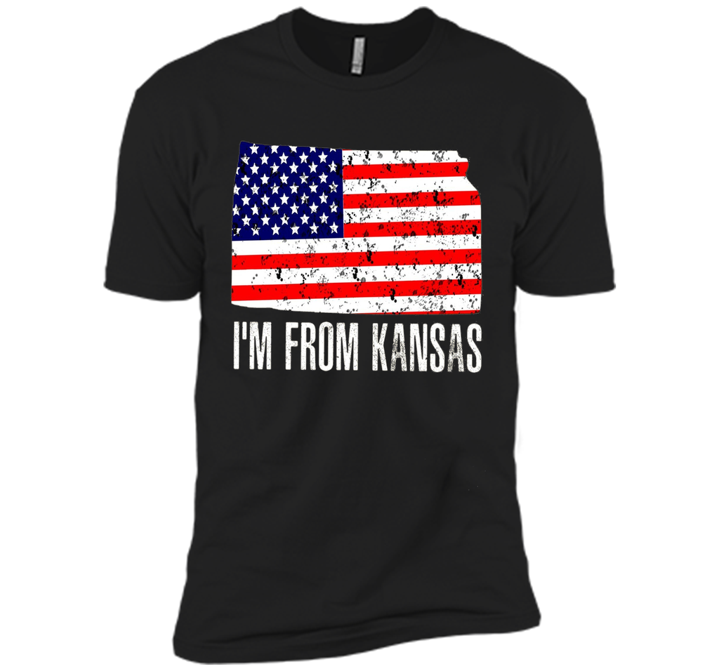 Proud of Kansa-US flag Independence day Tshirt