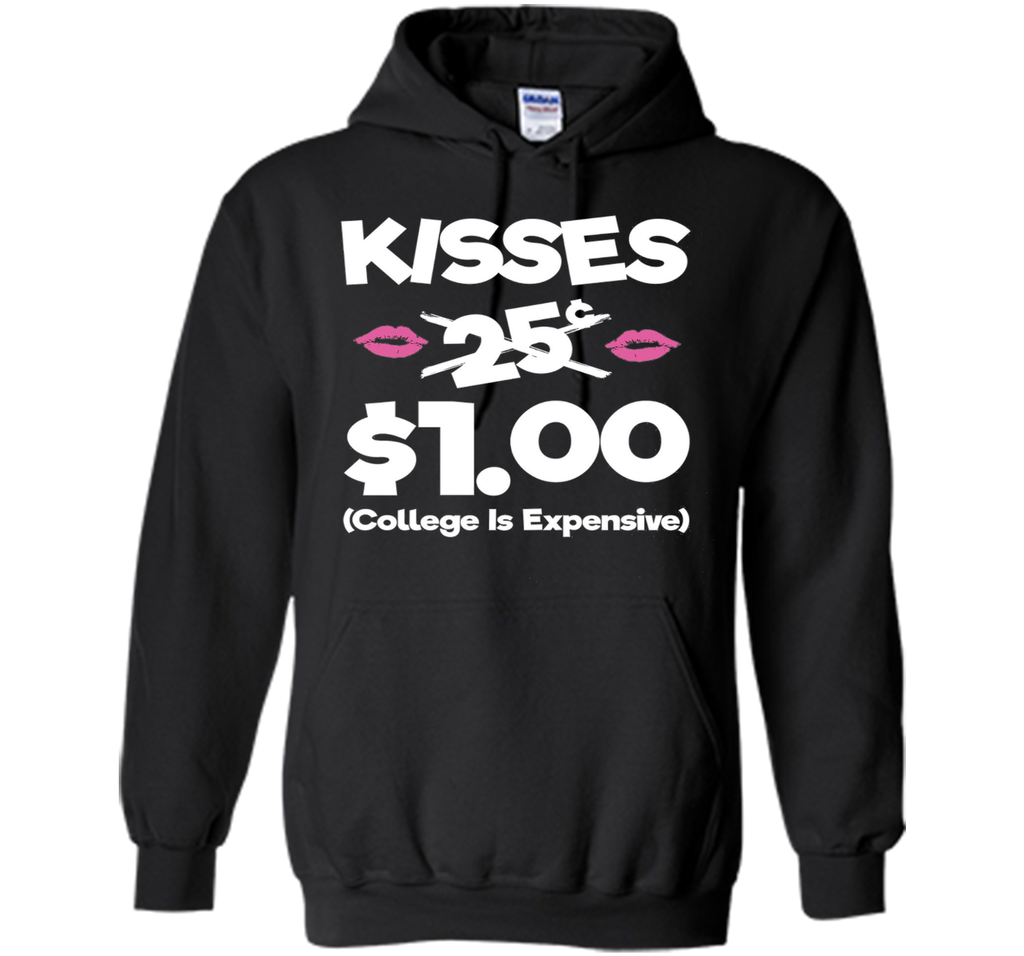 Kisses 25 Cents - Funny Boys & Girls Valentines Day TShirt
