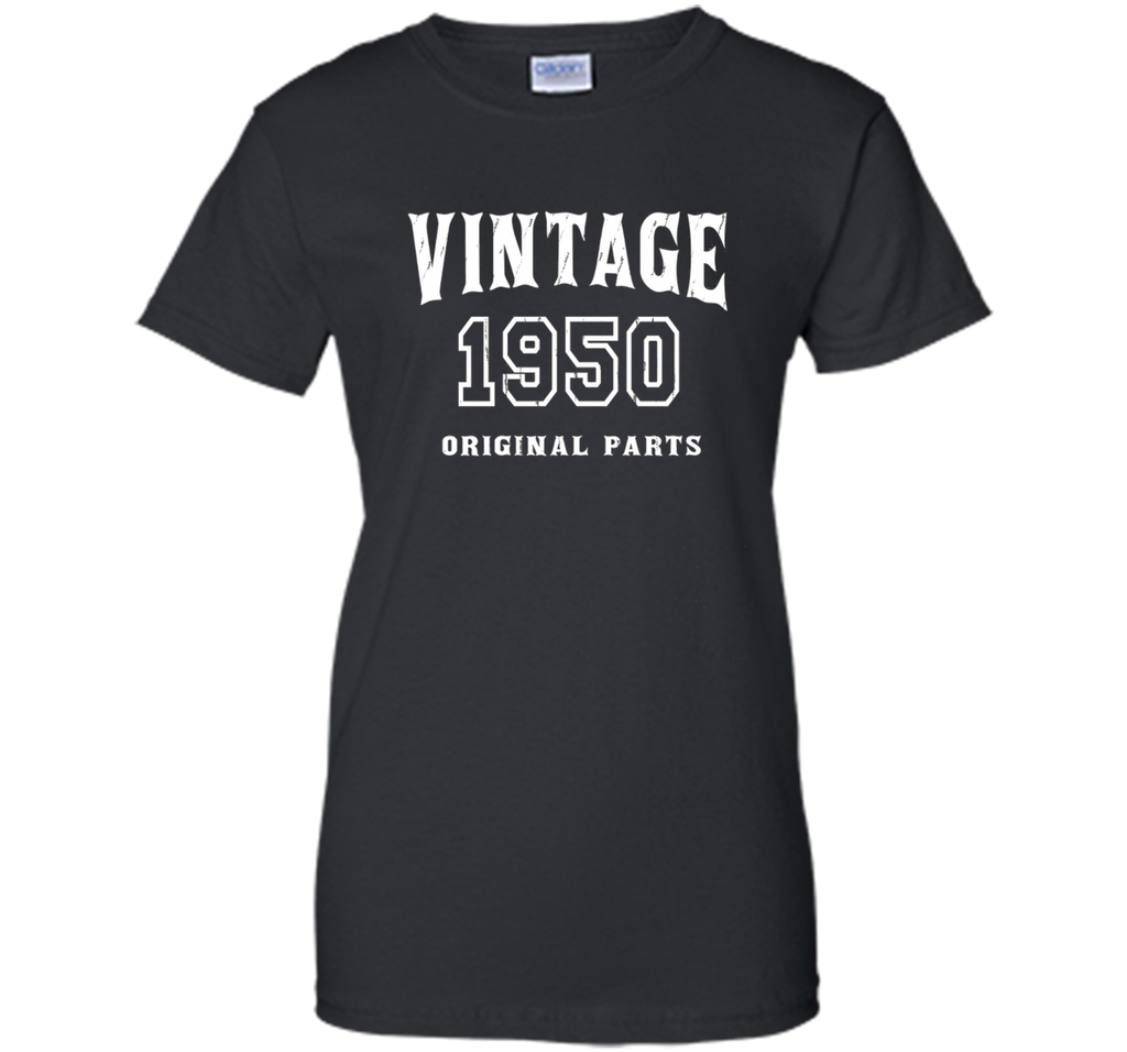 Vintage Original Parts 1950 Distressed Birthday Gift T-shirt
