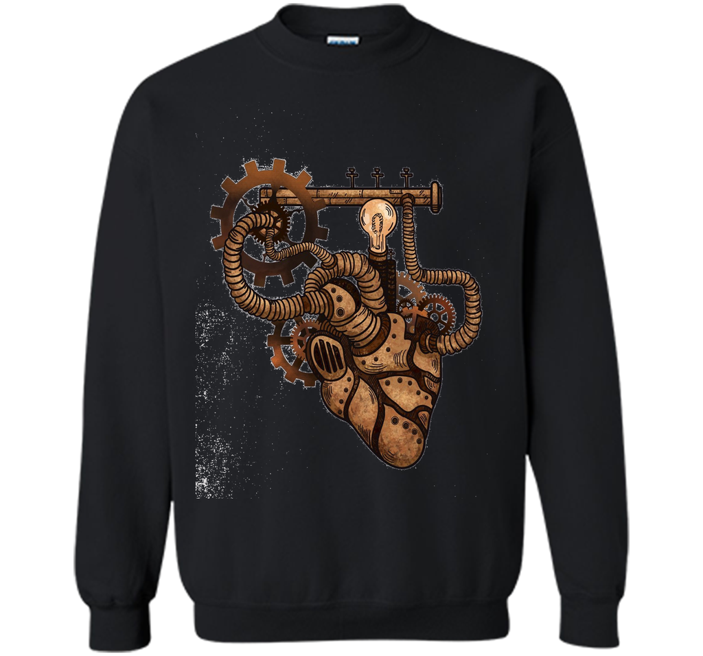 Steampunk Clothing T-Shirt Mechanical Heart