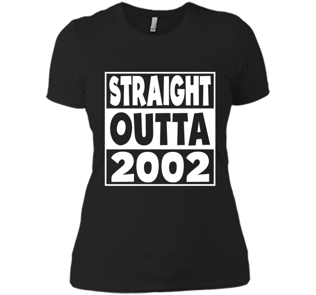 15th Birthday Gift T-Shirt Straight Outta 2002