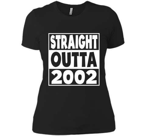 15th Birthday Gift T-Shirt Straight Outta 2002