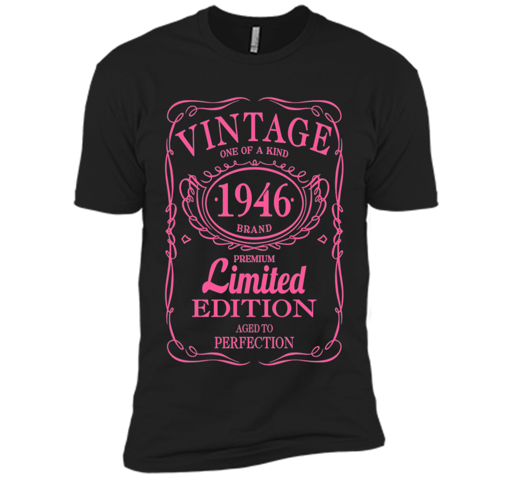 70th Birthday Gift Vintage 1946 Limited Edition T-Shirt Pink