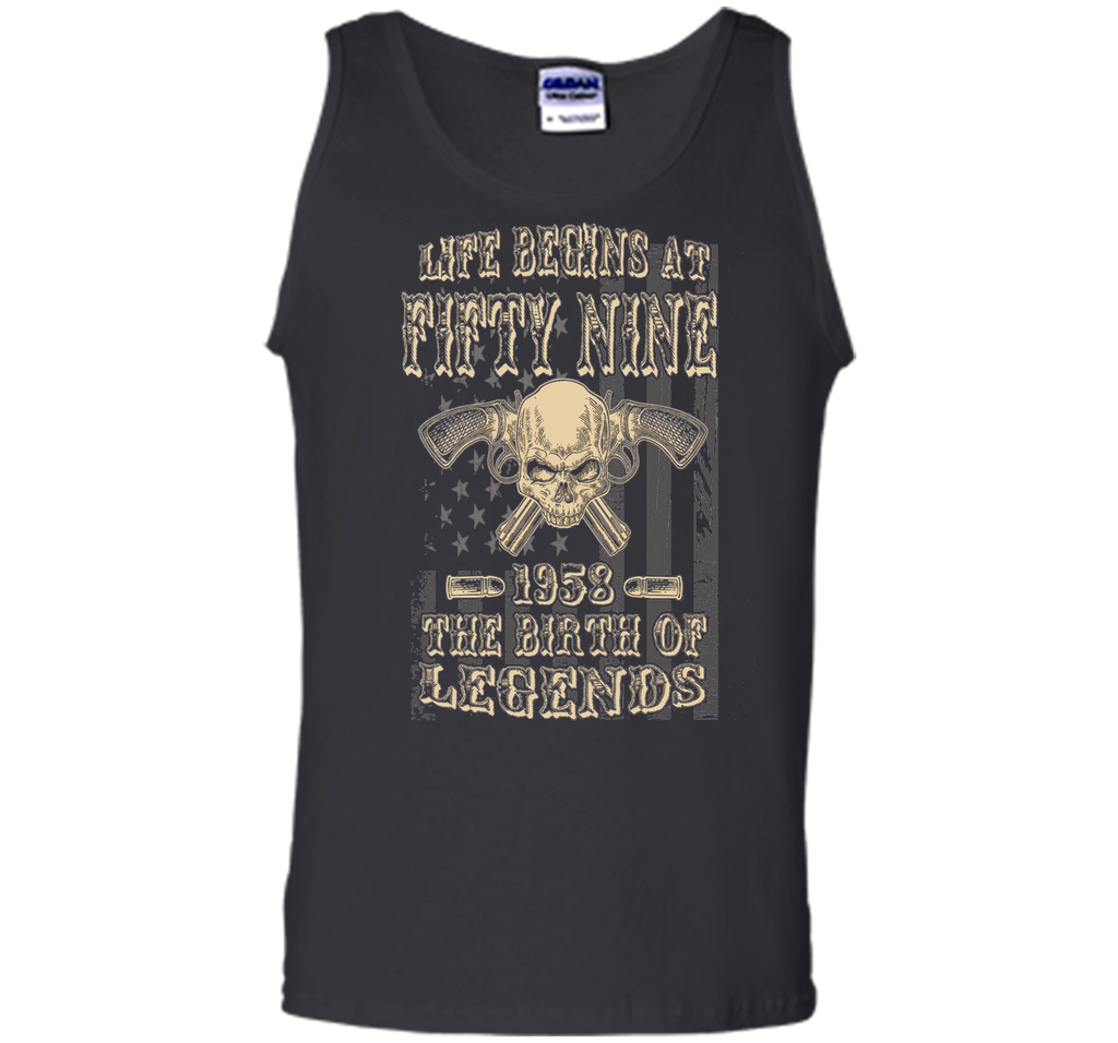 Life Begins At Fifty Nine 1958 The Birth Of Legends cool shirt