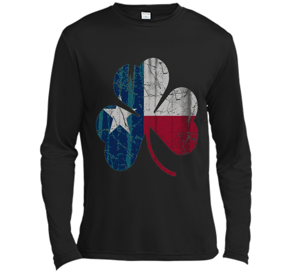 Irish Flag of Texas Shamrock Shirt