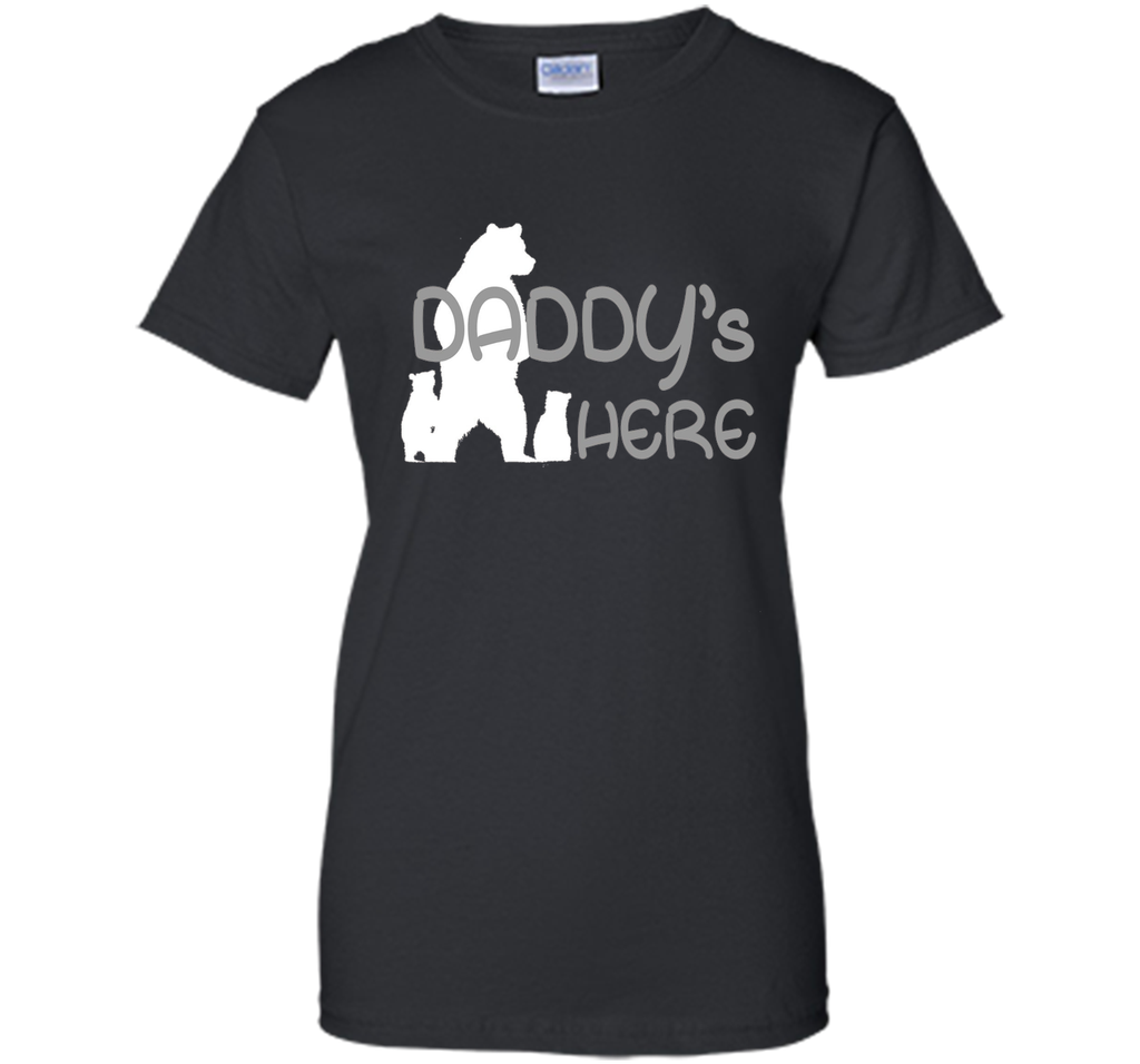 Mens Daddy's Here T-shirt Gift Father's Day