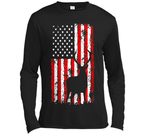 America Flag Deer Hunting T-Shirt Gift for Hunter