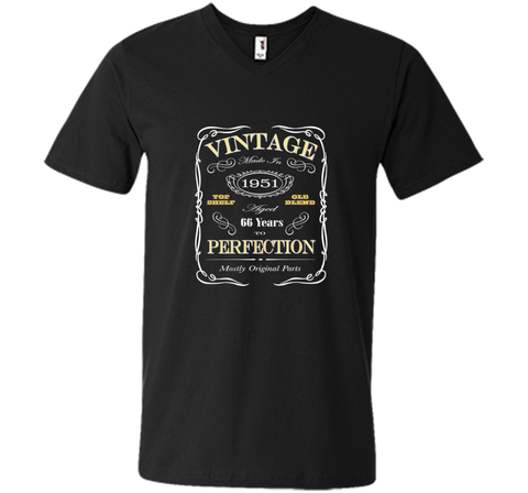 66th Birthday Gift T-Shirt - Born In 1951 Vintage Style
