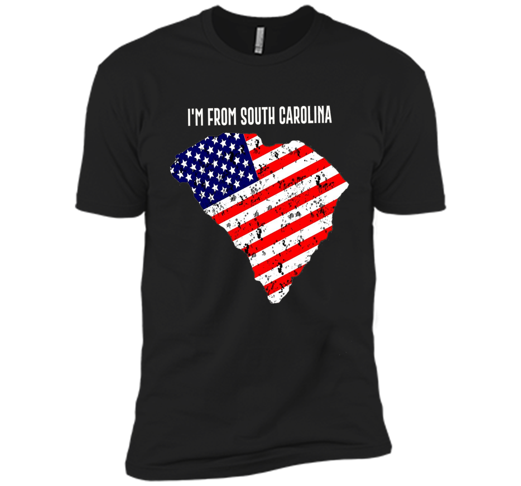 Proud of South Carolina USA flag Independence day Tshirt