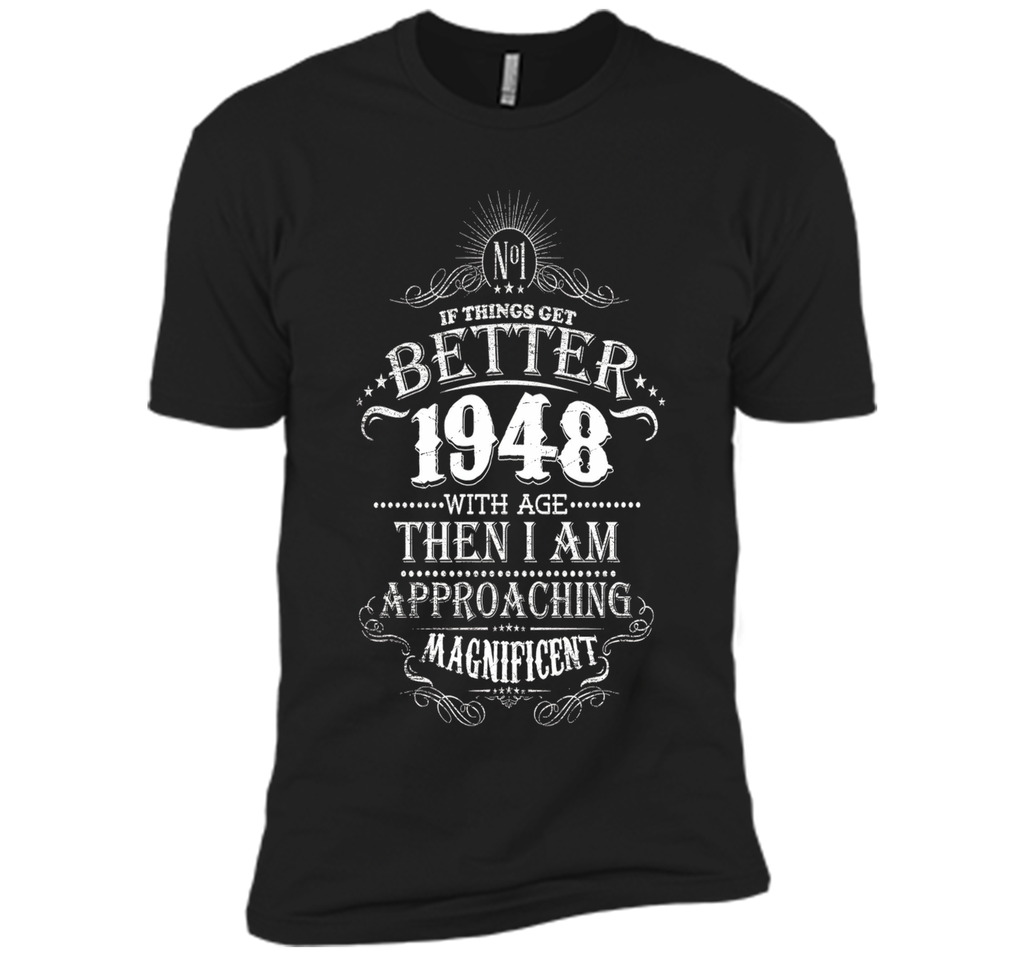 69 Years Old 1948 Vintage Awesome T-Shirt Gift Birthday