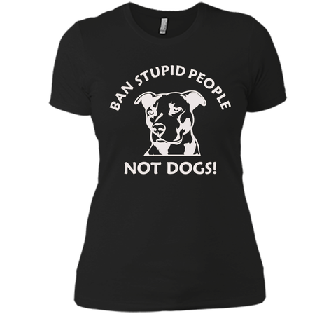 Ban Stupid People Not Dogs Pit Bull t-shirt (pit bull shirt)