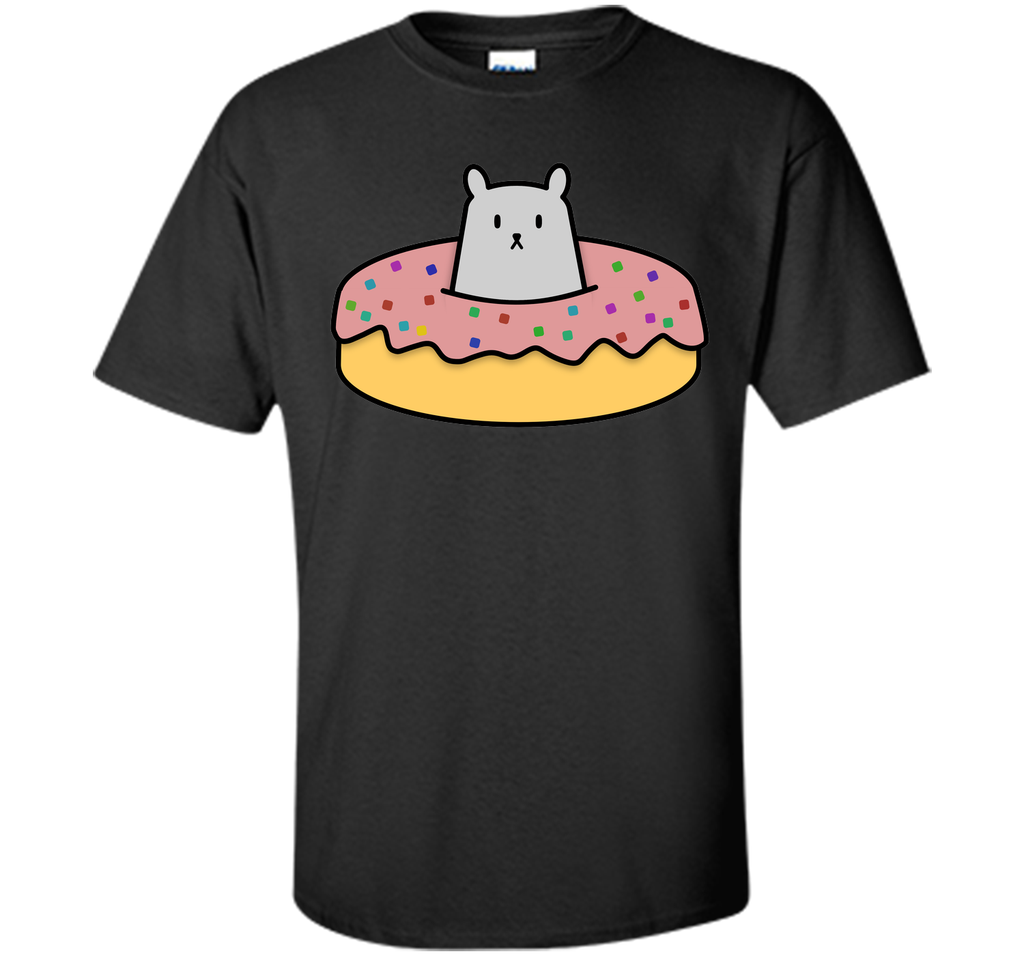 Donut T-Shirt With A Cute Creature T-Shirt