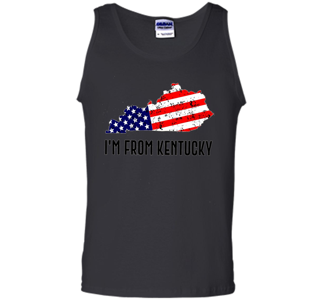 Proud of Kentucky USA flag Independence day Tshirt