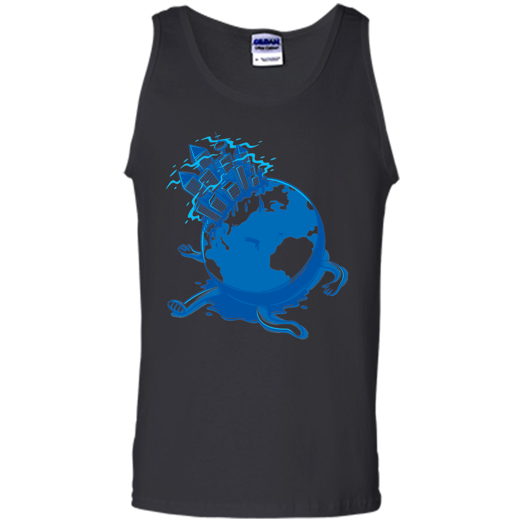 Dying planet-Cartoon graphic T-Shirt