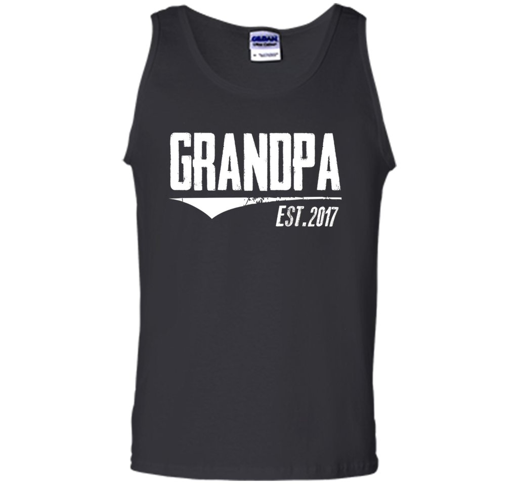 Men's Grandpa Est 2017 Shirt New Grandpa Gifts first father's Day