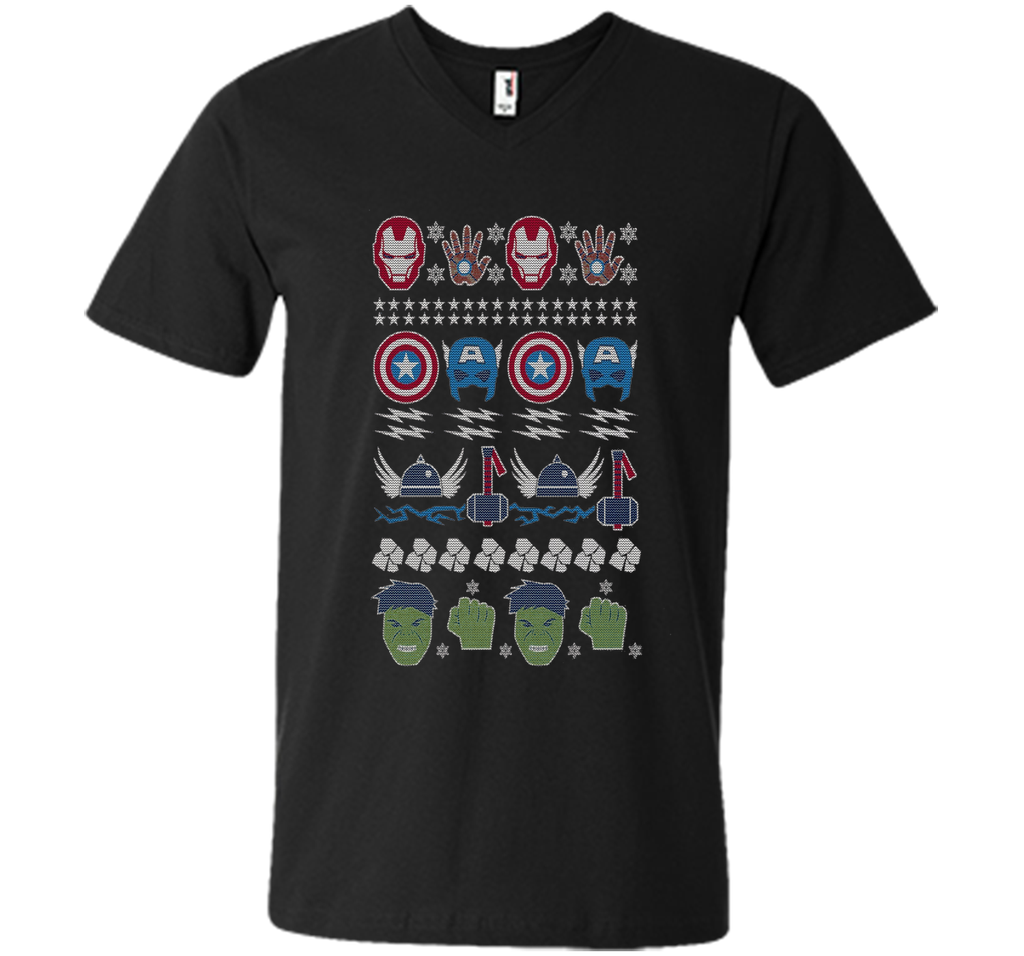 Avenger Winter Ugly Christmas Sweater Graphic T-Shirt