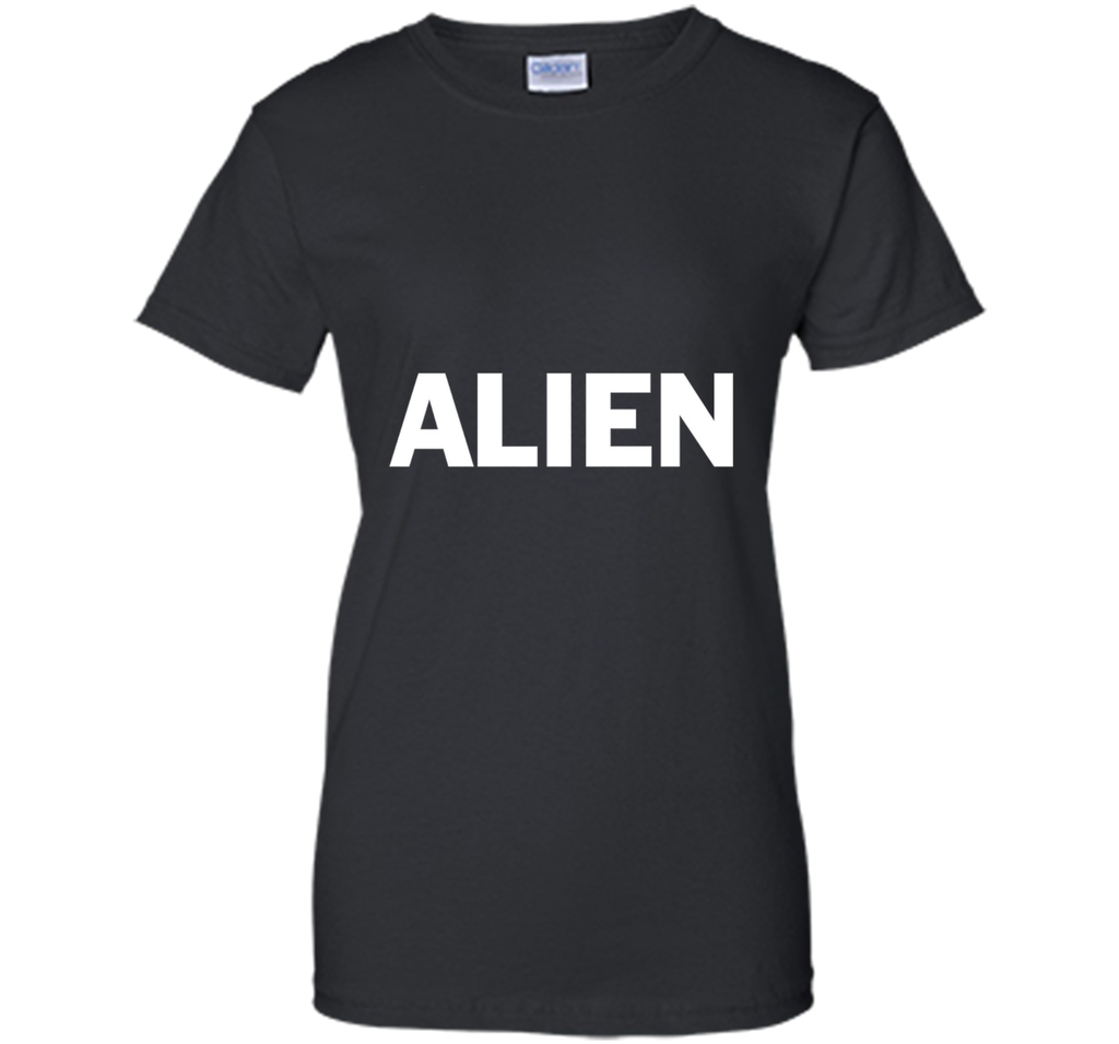 Alien Lazy Halloween Costume Funny T Shirt