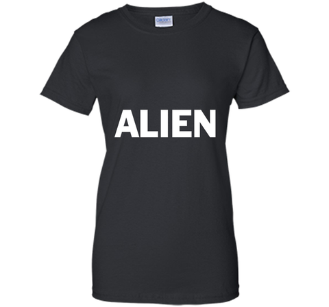 Alien Lazy Halloween Costume Funny T Shirt