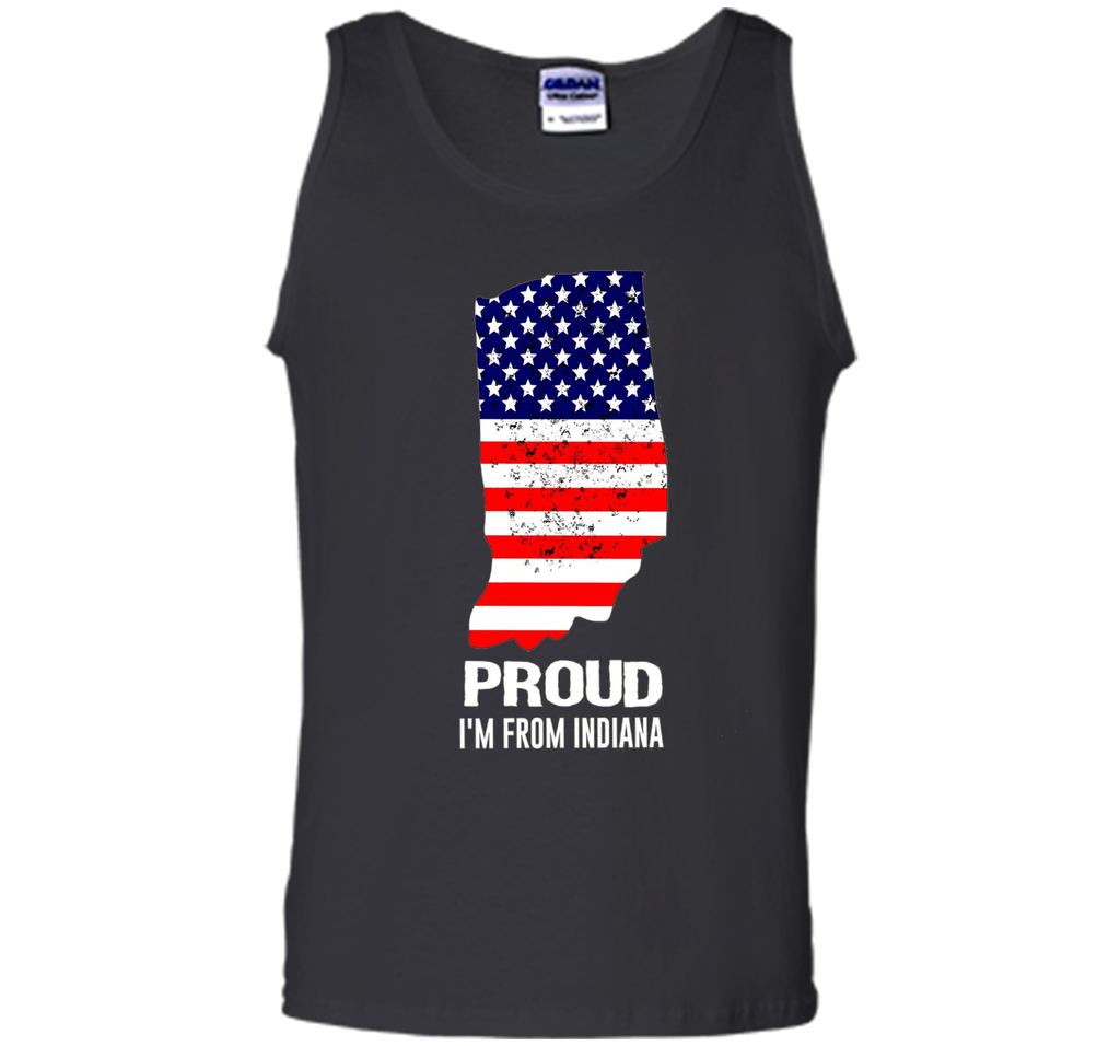 Proud of Indiana-US flag Independence day Tshirt