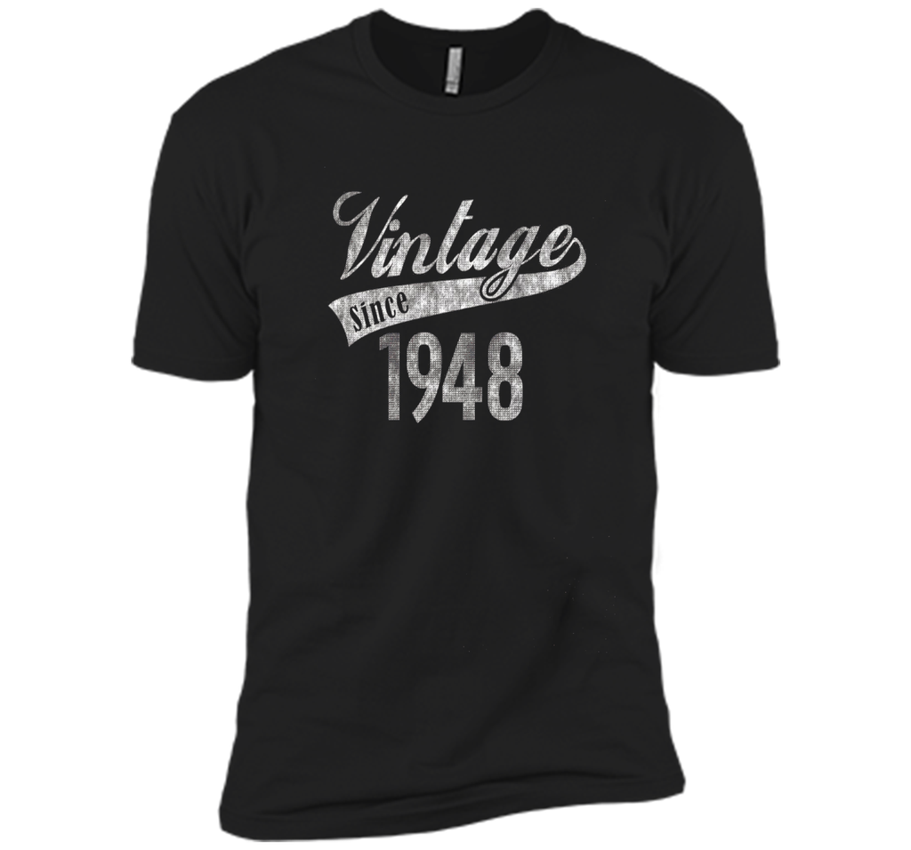 Vintage Since 1948 Birthday Gift T-shirt For Women Men
