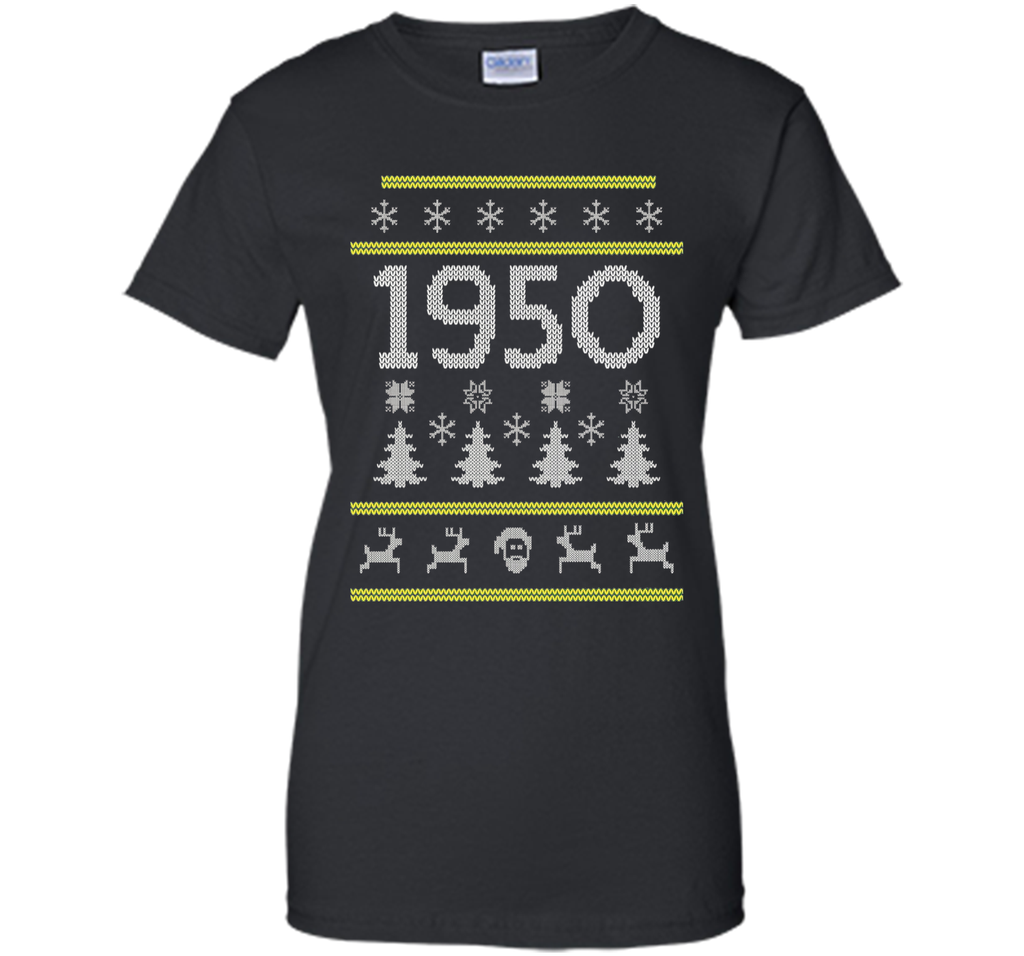 1950 Ugly Christmas Sweater Birthday Gift T-Shirt