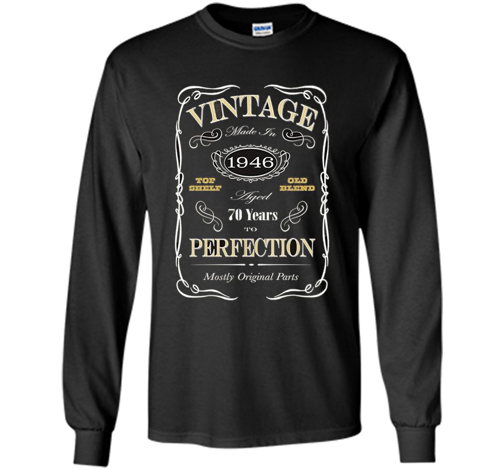 70th Birthday Gift T-Shirt - Born In 1946 - Vintage