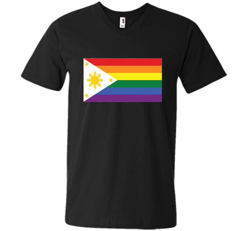 LGBT Gay Pride Rainbow Filipino Flag T-Shirt