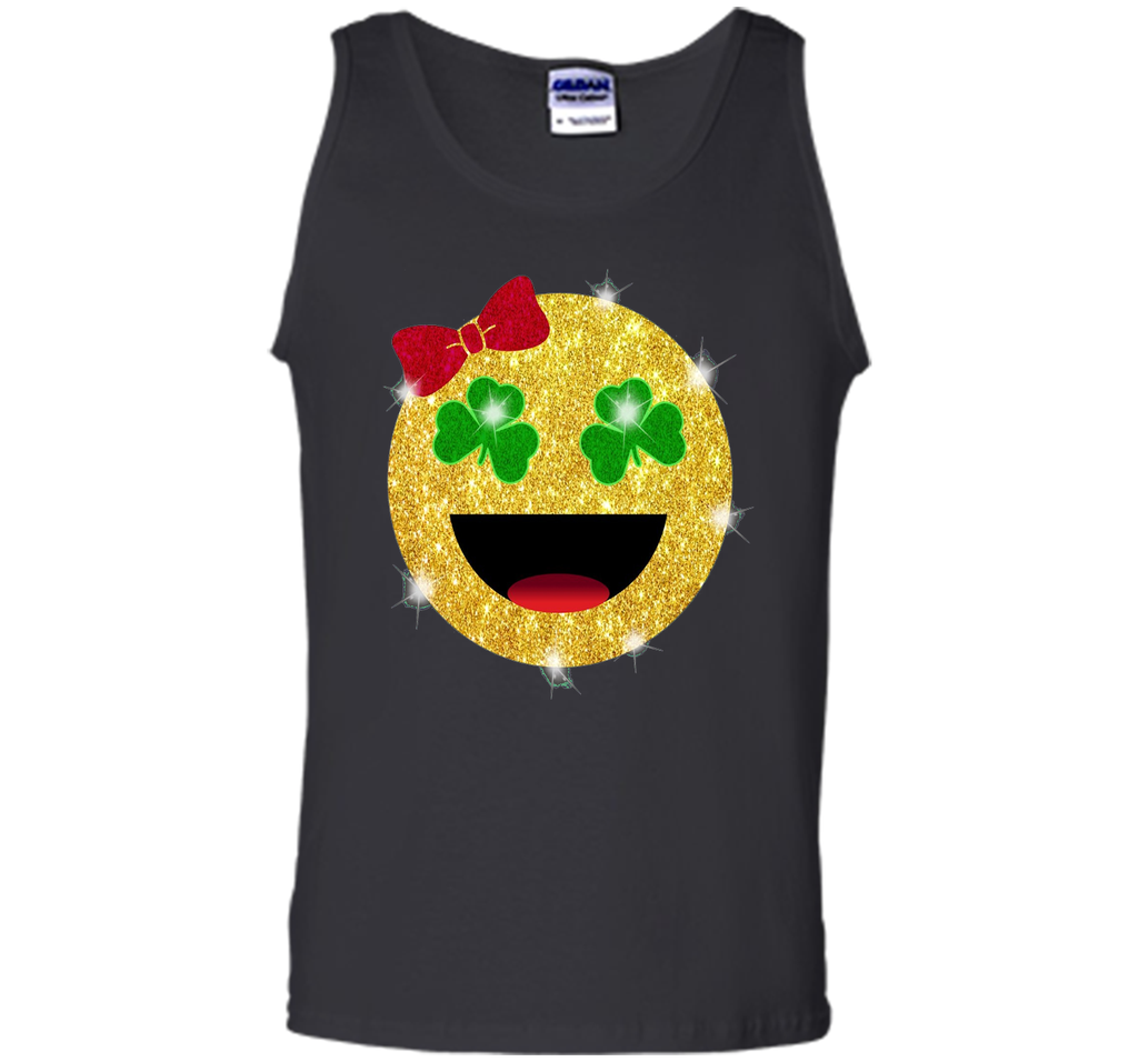 St. Patrick's Day Emoji T-Shirt for Girls and Women