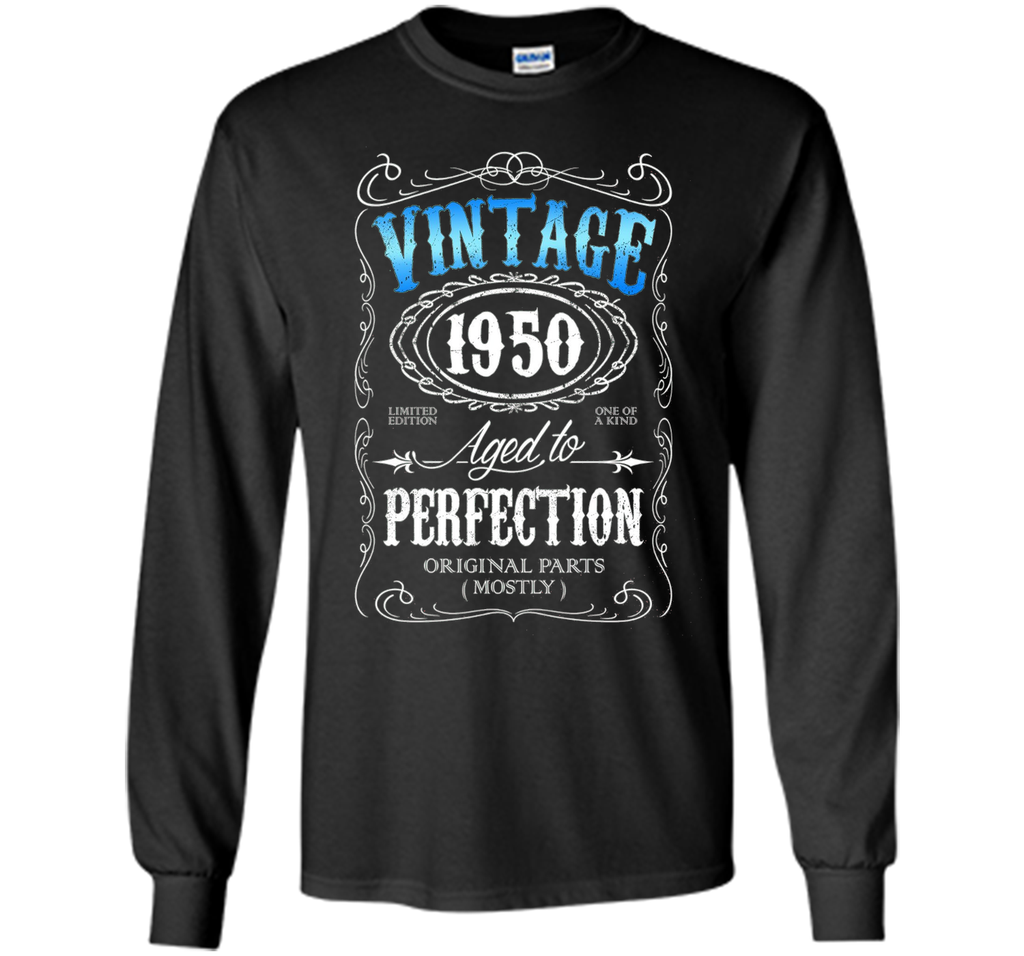 Vintage 1950 aged to perfection 66th birthday gift t shirt