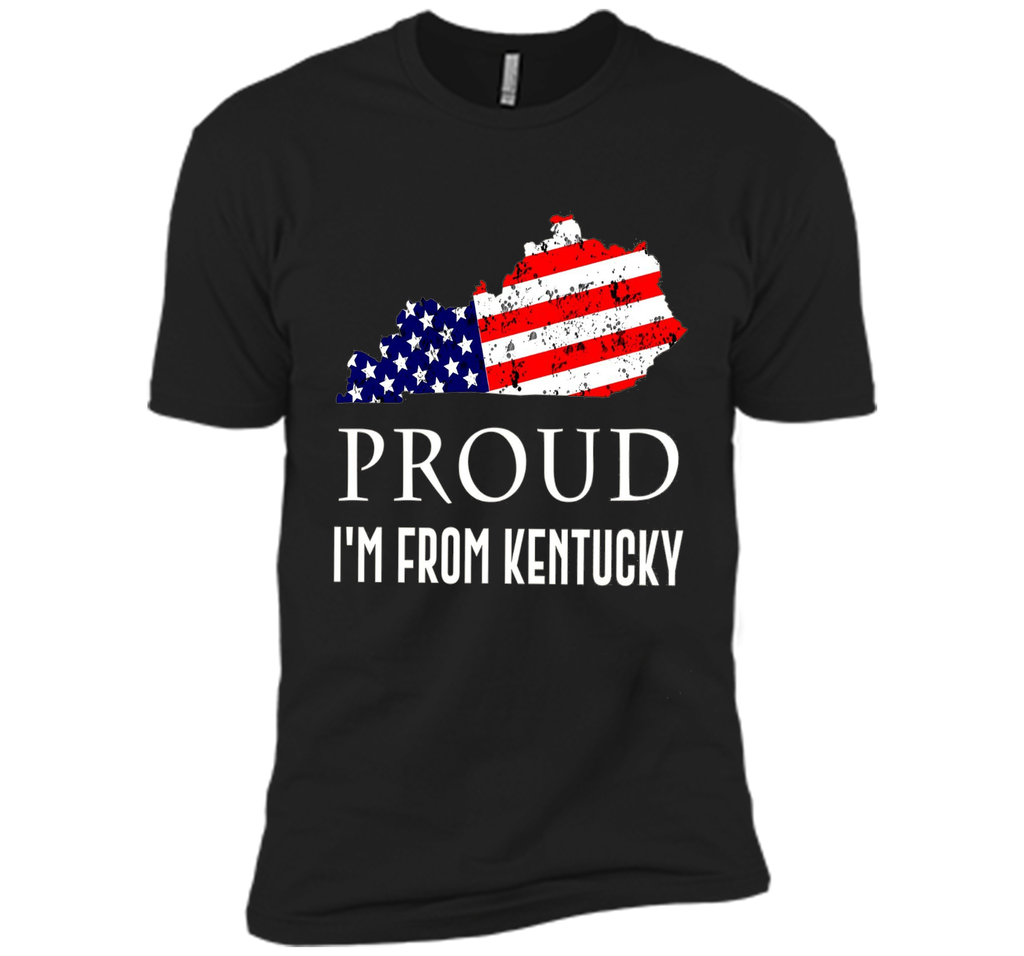 Proud of Kentucky-US flag Independence day Tshirt