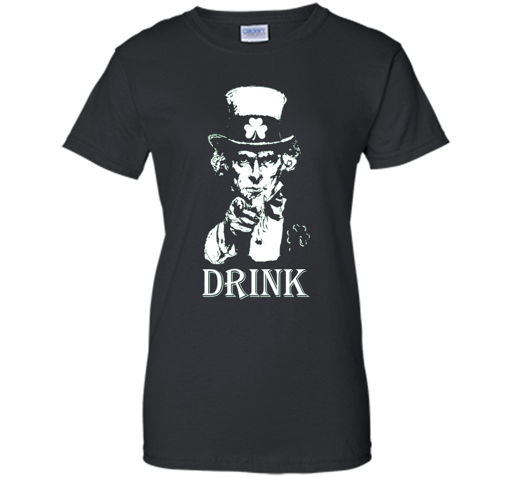 Irish Leprechaun Uncle Sam St Patricks Day Funny T-Shirt
