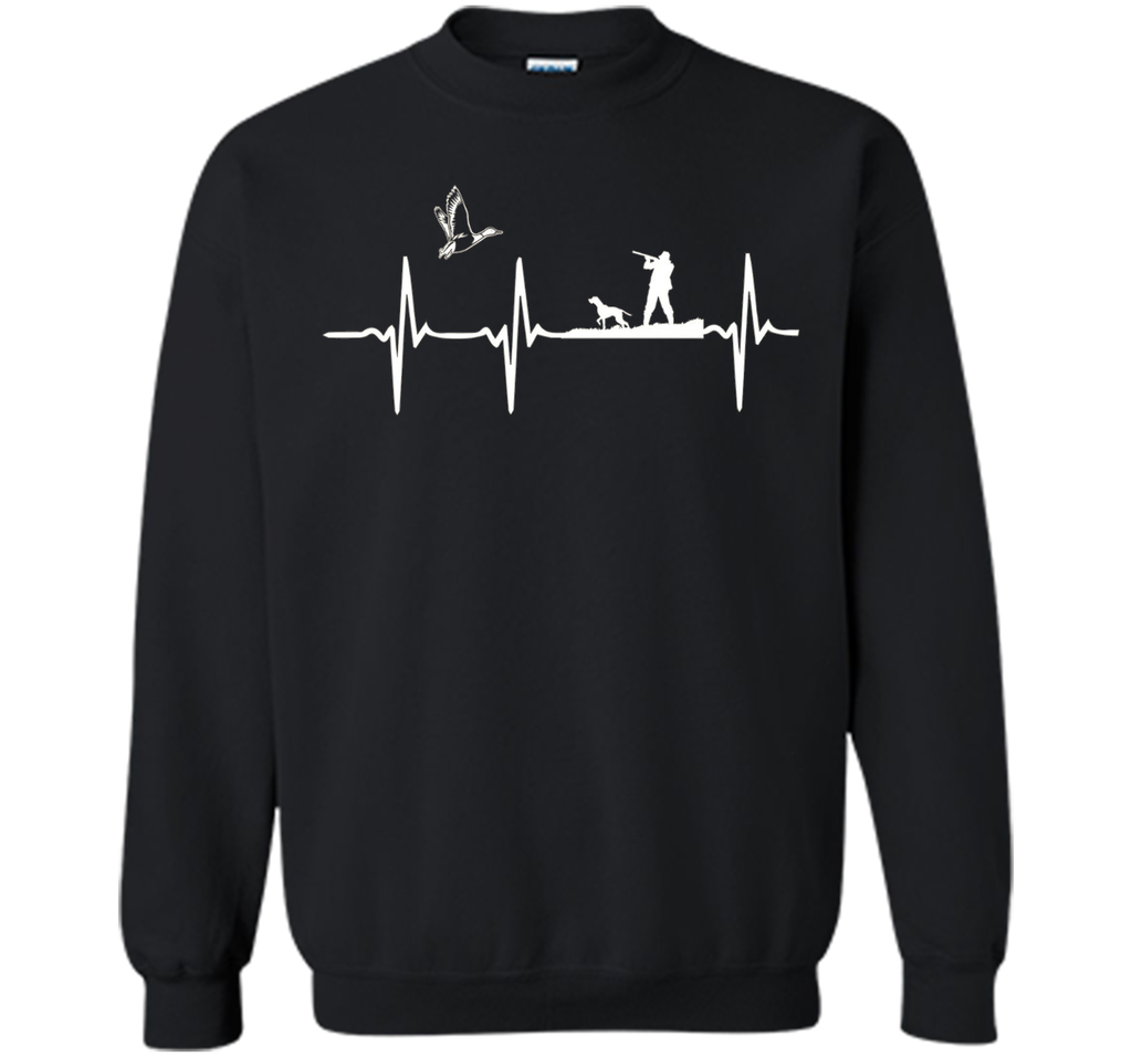 Duck Hunting Waterfowl Hunter Heartbeat T-Shirt