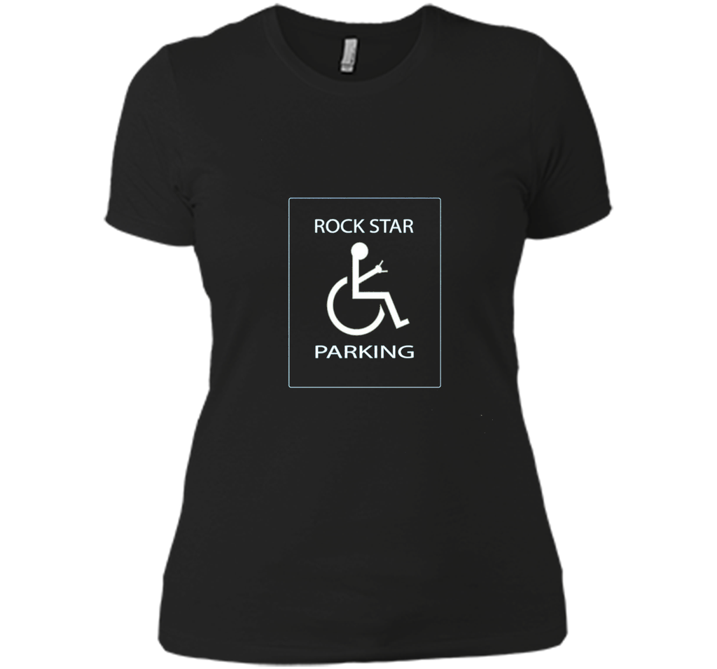Rock Star Parking Handicap Sign t-shirt tee disabled funny