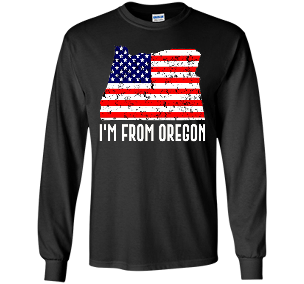Proud of Oregon USA flag Independence day Tshirt