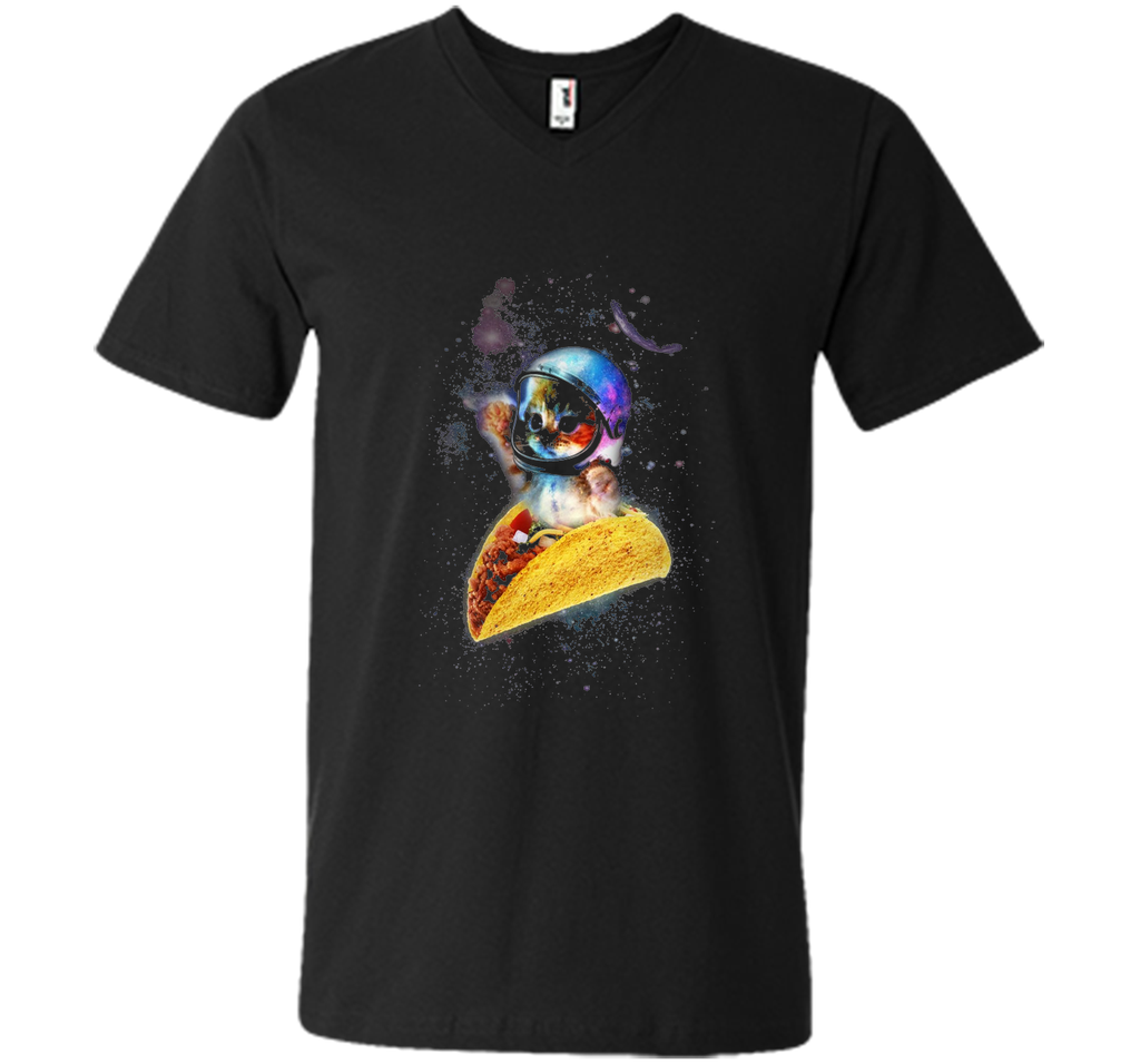 Official Crazy Space Taco Cat Funny T-Shirt