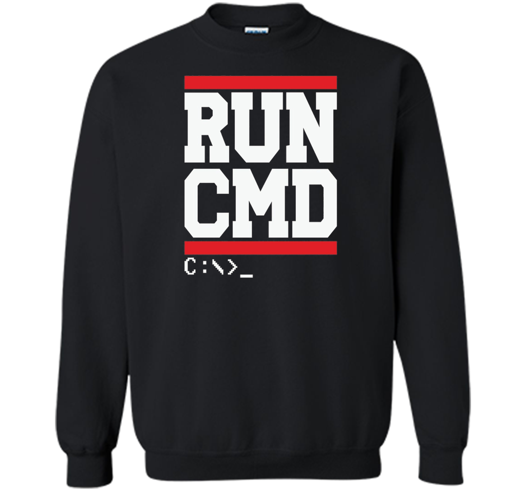 Funny Software Programmer Coder shirt - RUN CMD