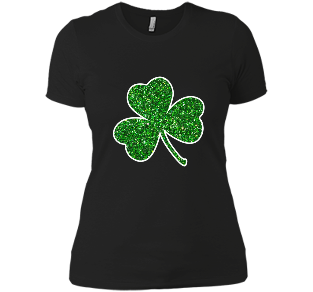 Green Glitter Shamrock t-shirt st. patrick's day